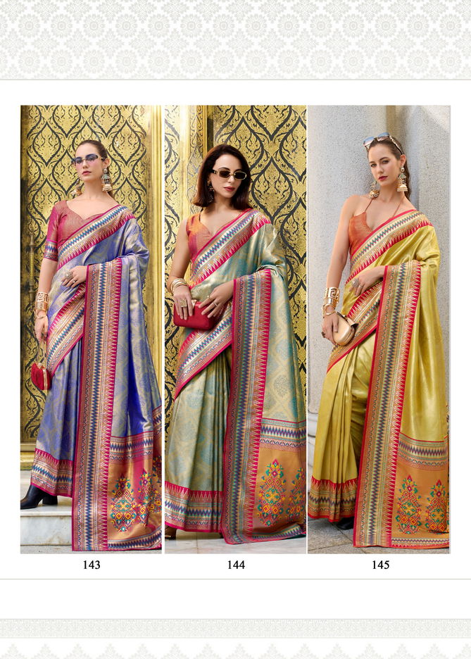 Rajmata By Rajpath Tissue silk Designer Wear Saree Wholesale Market In Surat